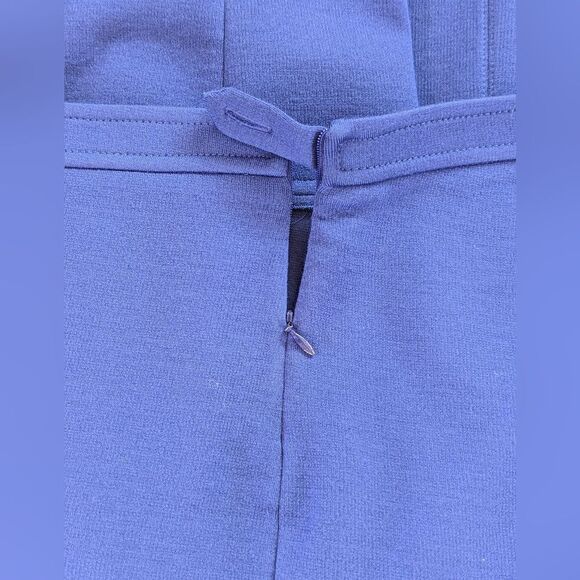 St. John Wool Blend Trouser Pants 10 Nautical Retro Glam Coastal Preppy Cape Cod - Picture 5 of 11